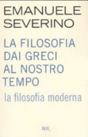 Copertina  La filosofia moderna