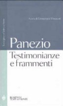 Copertina  Testimonianze e frammenti